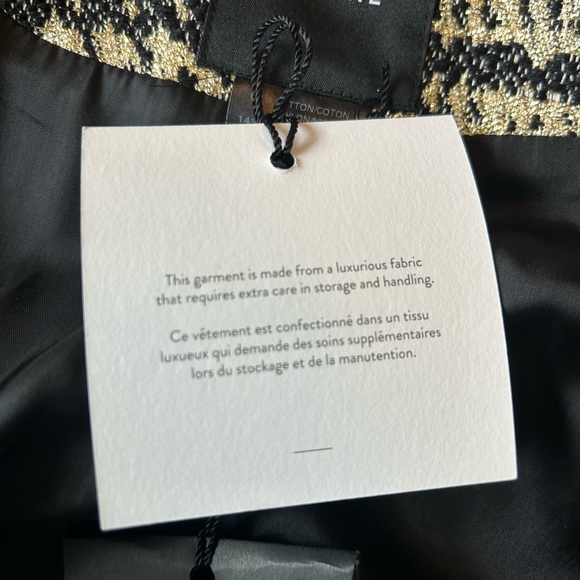 SOLD Smythe Hutton Blazer 2 duchess gold black lurex - Picture 16 of 16